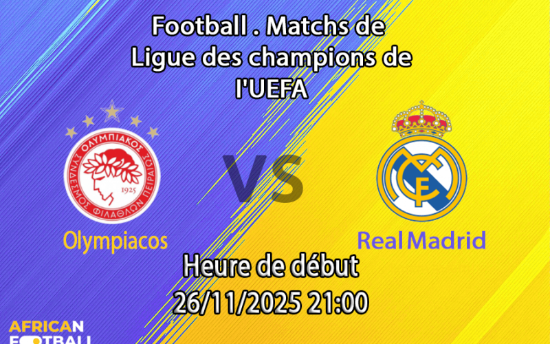 Pronostic Olympiacos – Real Madrid